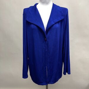 Citiknits QVC Women's Top Size 2X Blue NWT